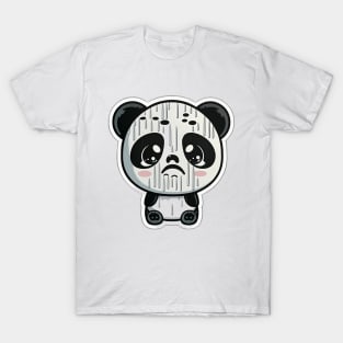 Cute Sad Little Crying Panda T-Shirt